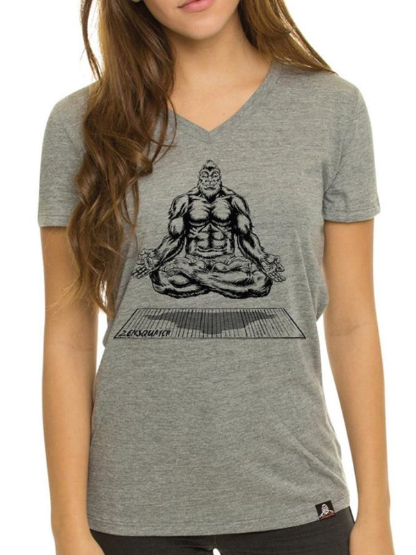 Lotus Meditation Women's V-Neck