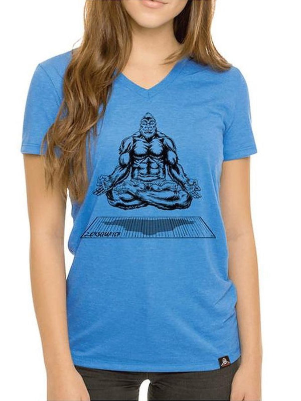 Lotus Meditation Women's V-Neck