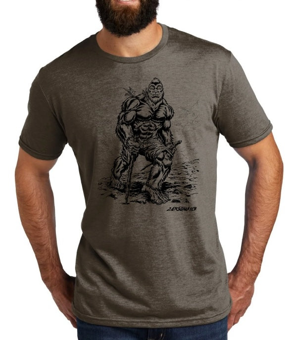 Hiker Tee | Zensquatch Trail Ready Eco Tri-Blend T-Shirt
