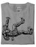 Eco-friendly tri-blend climbing t-shirt in Aluminum Grey — Zensquatch outdoor apparel.