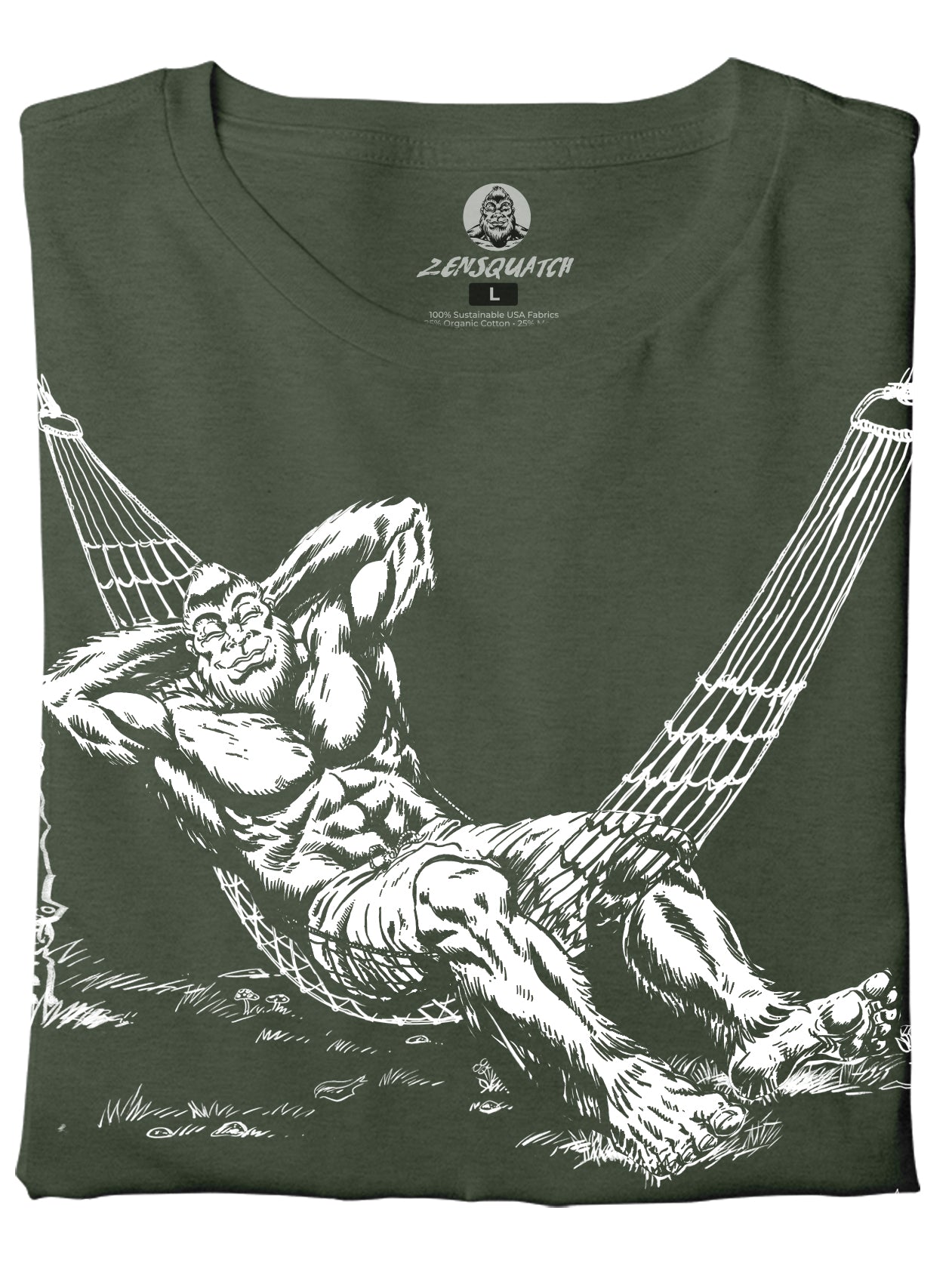 Hammocker Tee | Zensquatch Relax & Restore Sustainable T-Shirt