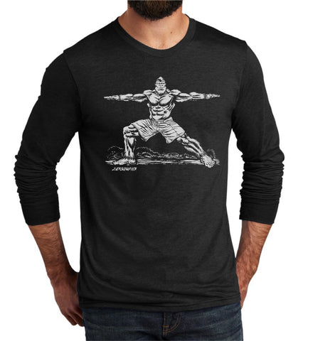 Long sleeve T-Shirt - Warrior Pose